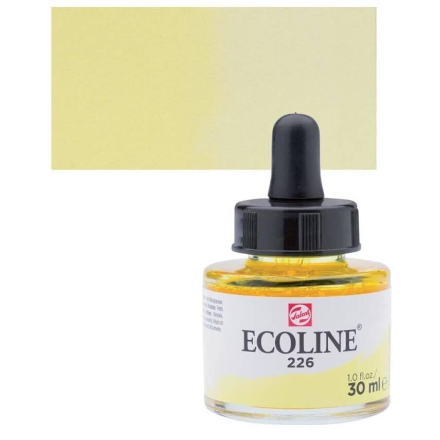 Talens Ecoline Liquid Watercolour 30 ml 226 Pastel Yellow - 2