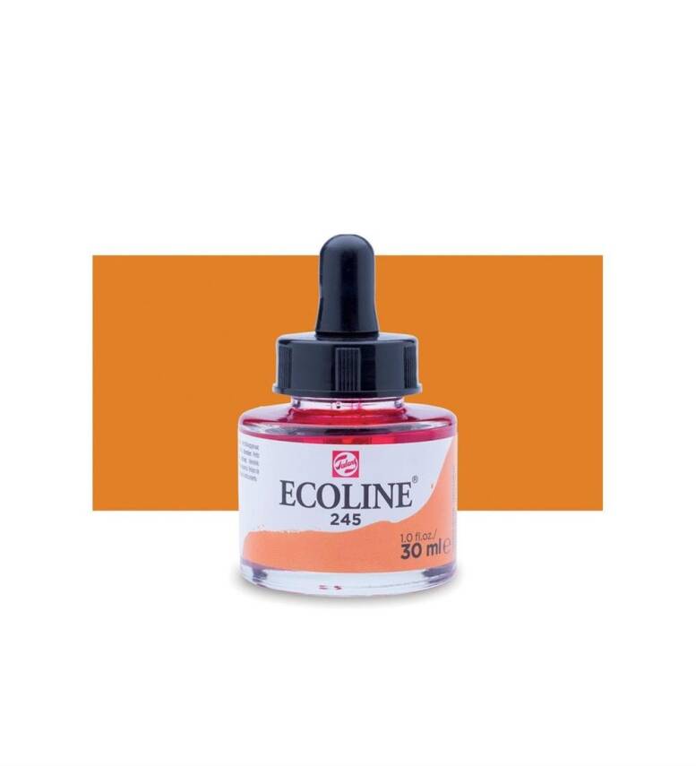 Talens Ecoline Liquid Watercolour 30 ml 245 Saffron Yellow - 2