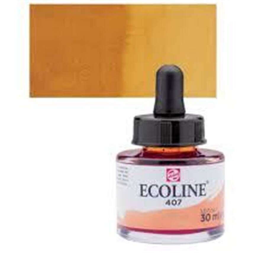 Talens Ecoline Liquid Watercolour 30 ml 407 Deep Ochre - 2