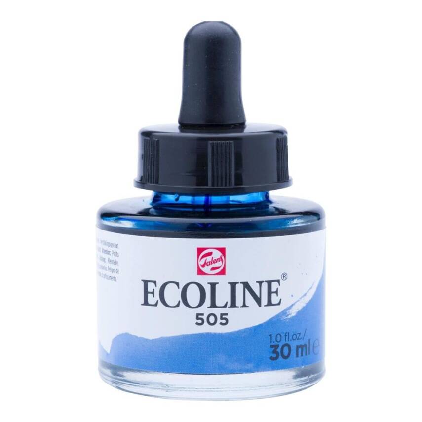 Talens Ecoline Liquid Watercolour 30 ml 505 Ultramarine Light - 1