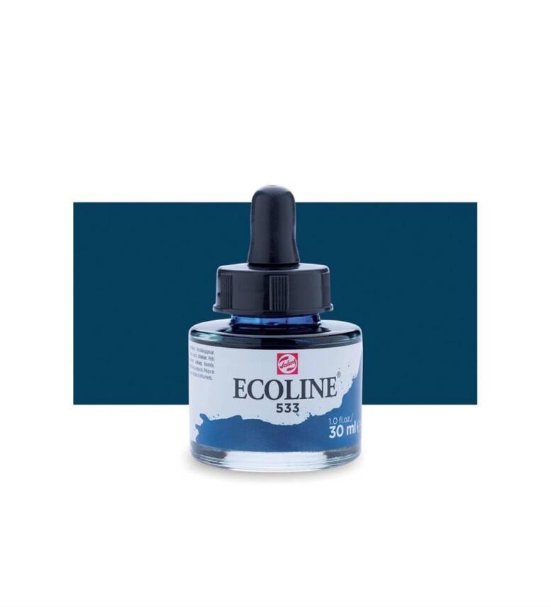 Talens Ecoline Liquid Watercolour 30 ml 533 Indigo - 2