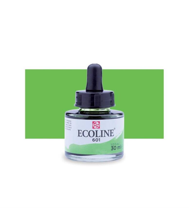 Talens Ecoline Liquid Watercolour 30 ml 601 Light Green - 2