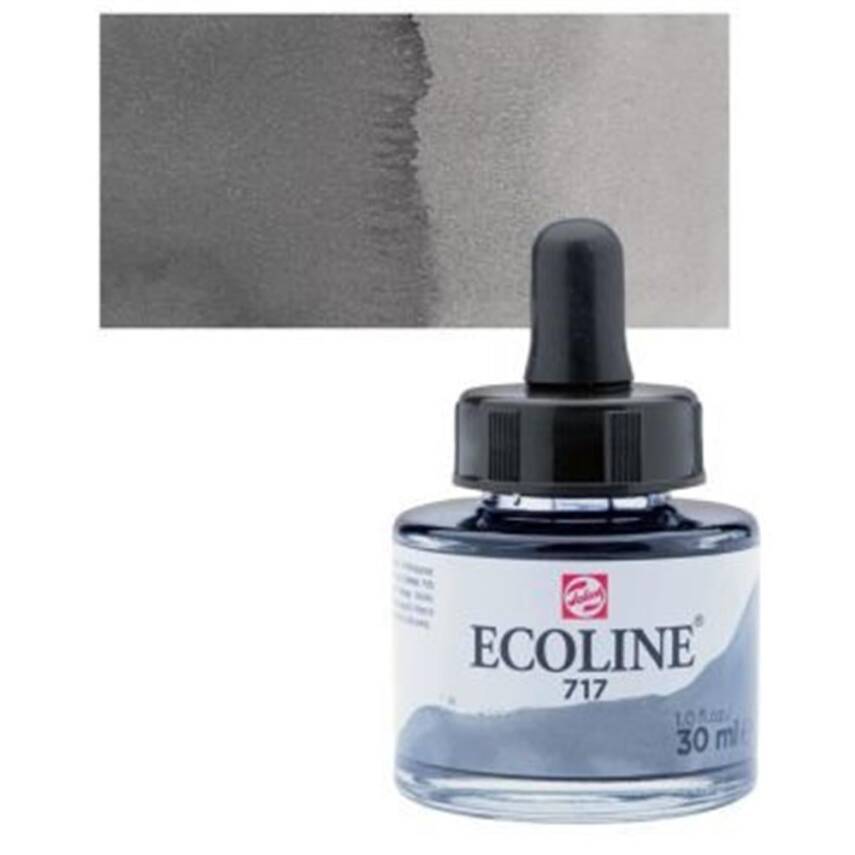 Talens Ecoline Liquid Watercolour 30 ml 717 Cold Grey - 2