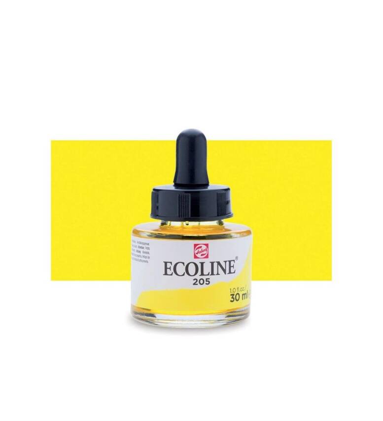 Talens Ecoline Sıvı Sulu Boya 30 ml 205 Lemon Yellow - 2