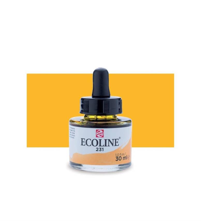 Talens Ecoline Sıvı Sulu Boya 30 ml 231 Gold Ochre - 2