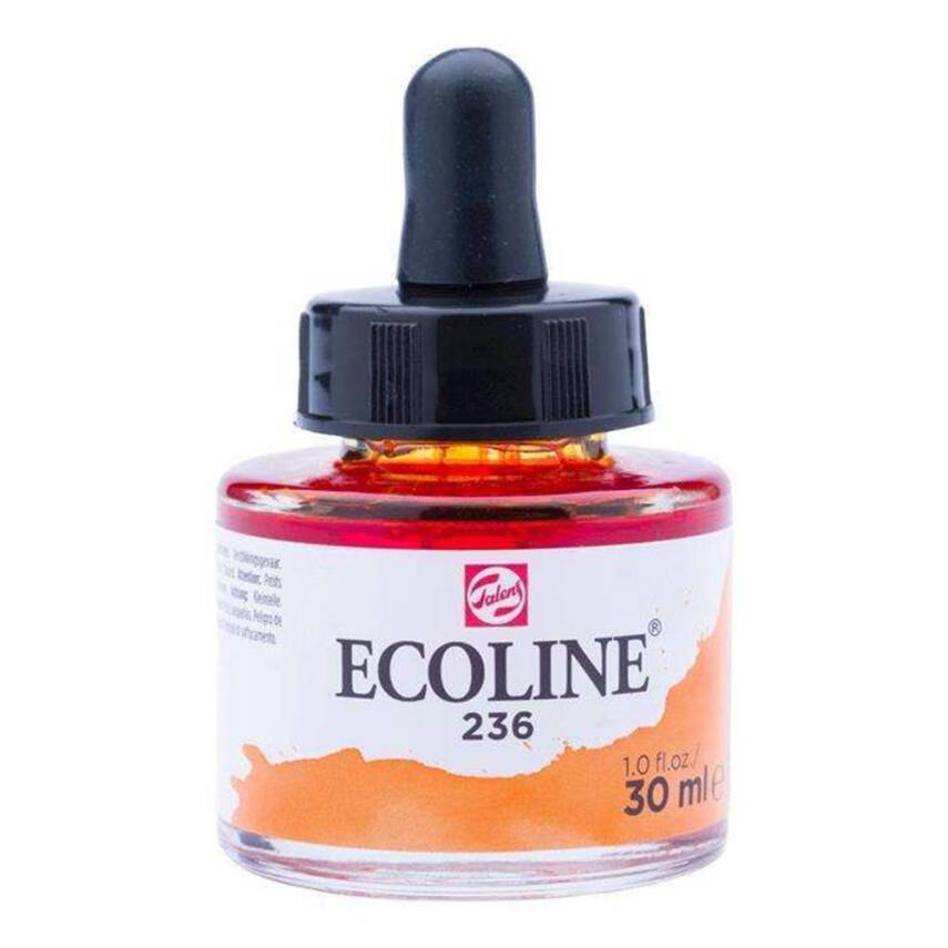Talens Ecoline Sıvı Sulu Boya 30 ml 236 Light Orange - 1
