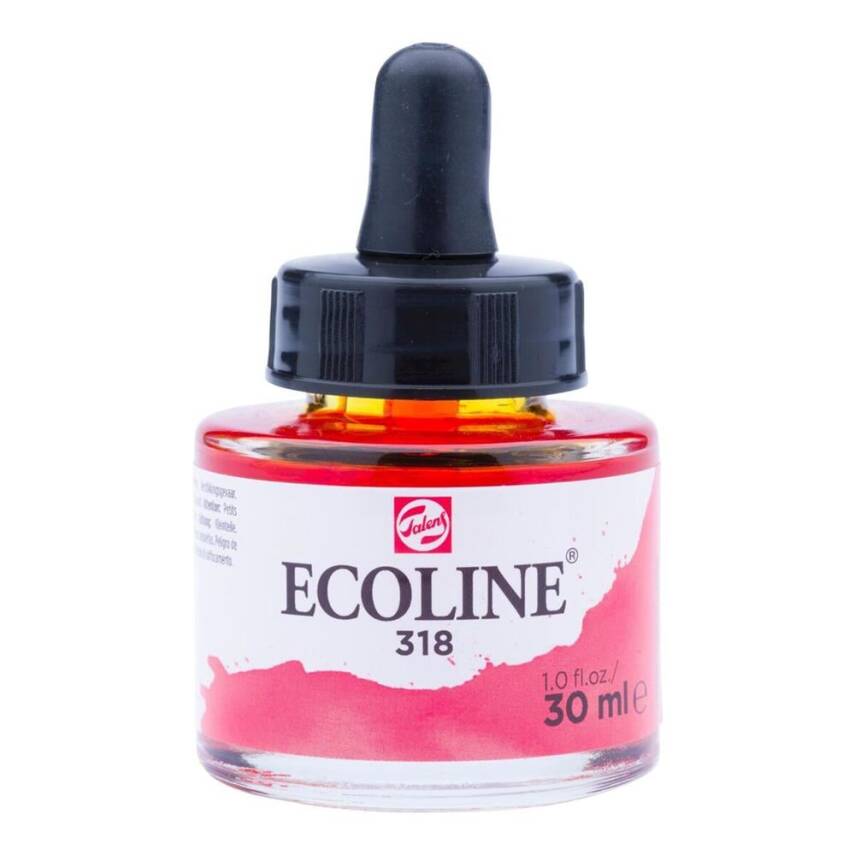 Talens Ecoline Sıvı Sulu Boya 30 ml 318 Carmine - 1