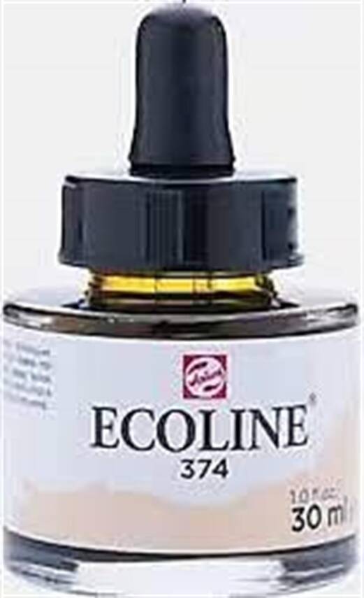 Talens Ecoline Sıvı Sulu Boya 30 ml 374 Pink Beige - 1