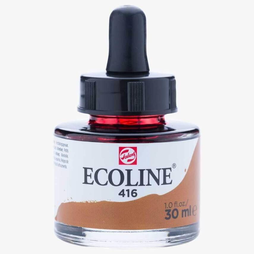 Talens Ecoline Sıvı Sulu Boya 30 ml 416 Sepia - 1