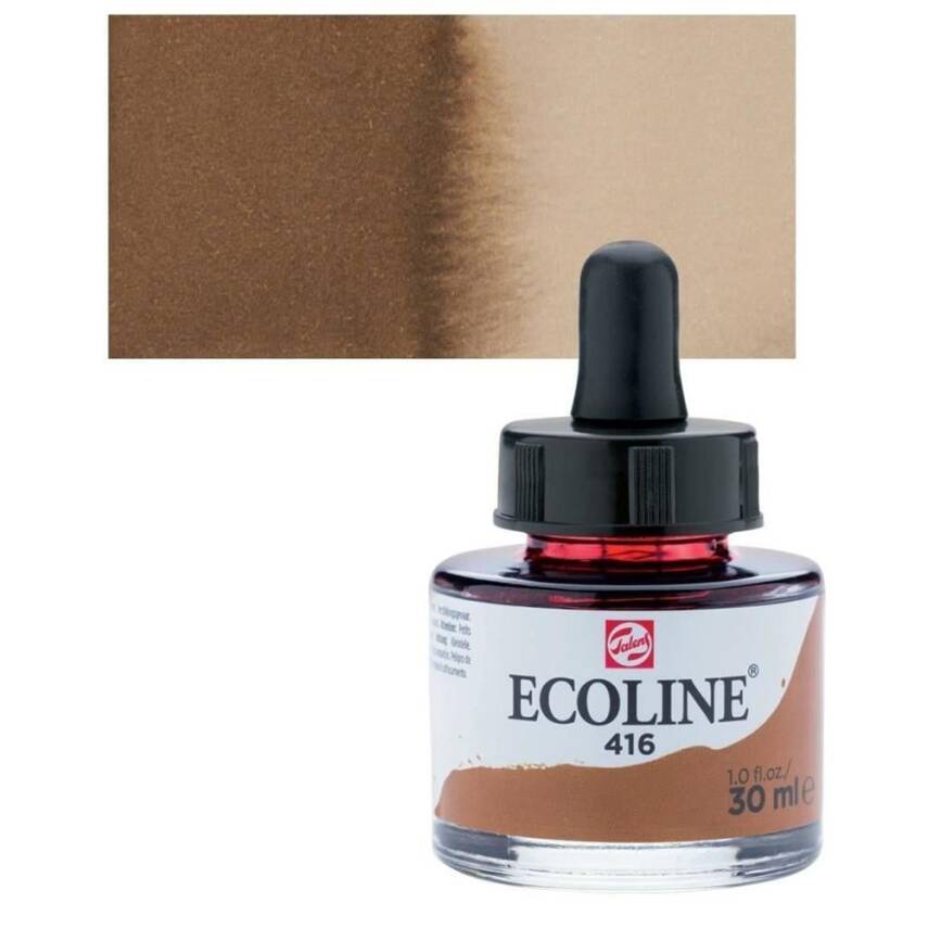 Talens Ecoline Sıvı Sulu Boya 30 ml 416 Sepia - 2