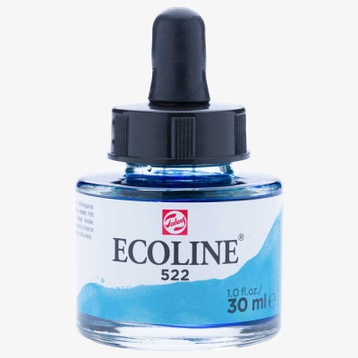 Talens Ecoline Sıvı Sulu Boya 30 ml 522 Turquoise Blue