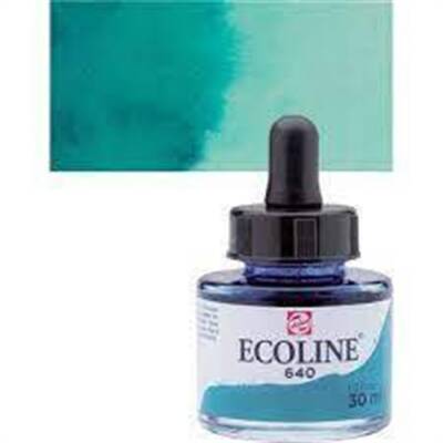 Talens Ecoline Sıvı Sulu Boya 30 ml 640 Bluish Green