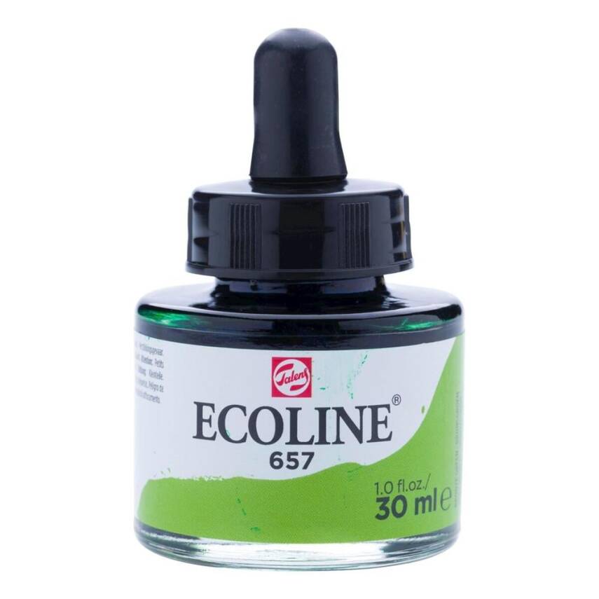 Talens Ecoline Sıvı Sulu Boya 30 ml 657 Bronze Green - 1