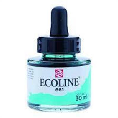 Talens Ecoline Sıvı Sulu Boya 30 ml 661 Turqoise Green