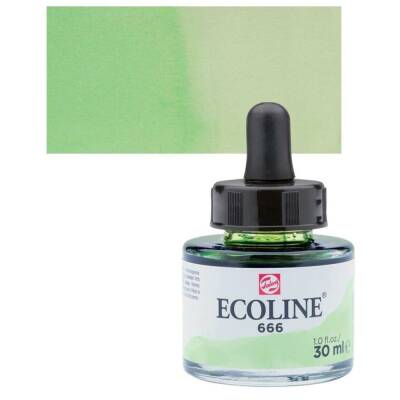 Talens Ecoline Sıvı Sulu Boya 30 ml 666 Pastel Green