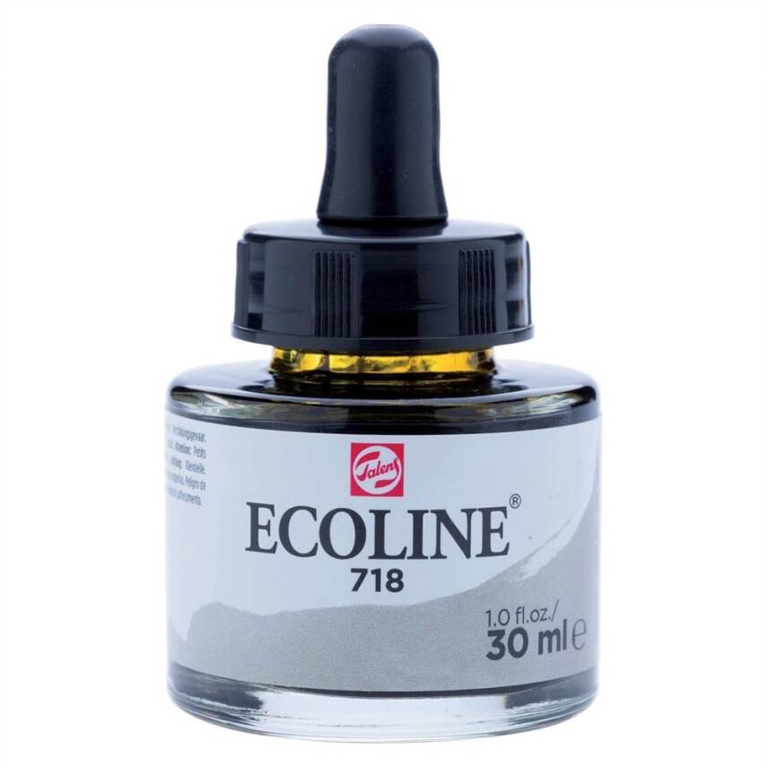 Talens Ecoline Sıvı Sulu Boya 30 ml 718 Warm Grey - 1
