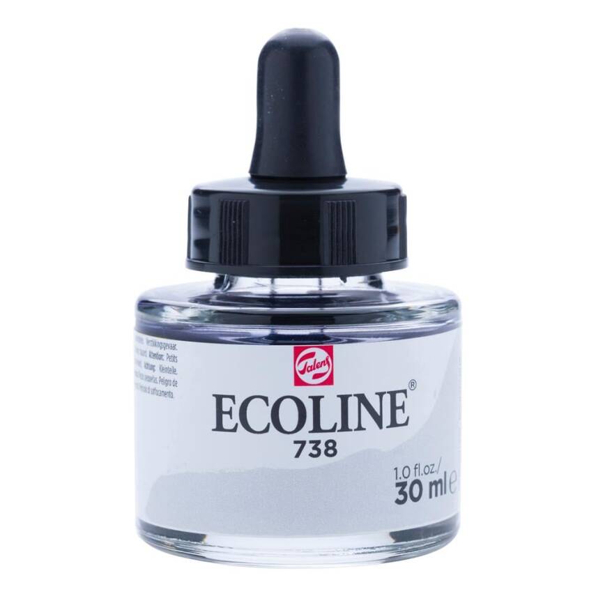 Talens Ecoline Sıvı Sulu Boya 30 ml 738 Cold Grey Light - 1