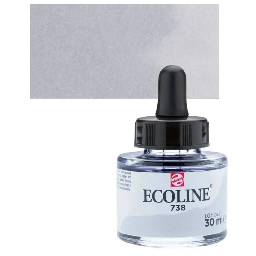 Talens Ecoline Sıvı Sulu Boya 30 ml 738 Cold Grey Light - 2