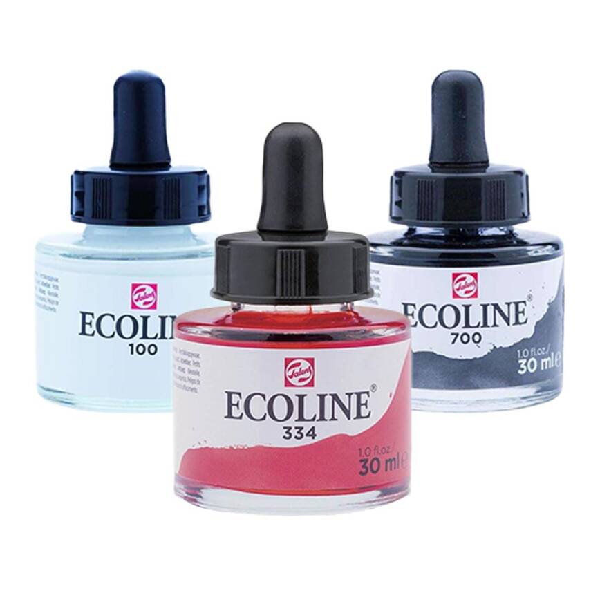 Talens Ecoline Sıvı Sulu Boya 30 ml - 1