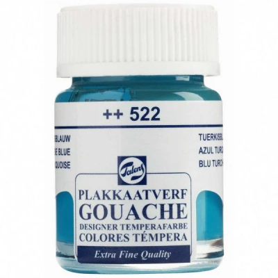 Talens Gouache 16 ml 522 Turquoise Blue