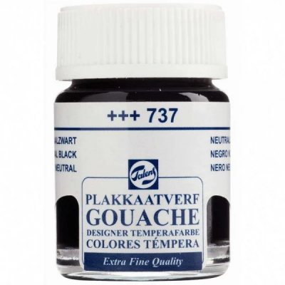 Talens Gouache 16 ml 737 Neutral Black