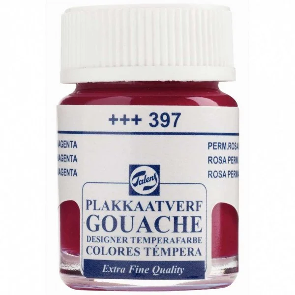 Talens Gouache Paint 16 ml 397 Permanent Rose (Magenta) - 1