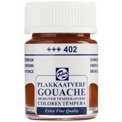 Talens Gouache Paint 16 ml 402 Deep Brown