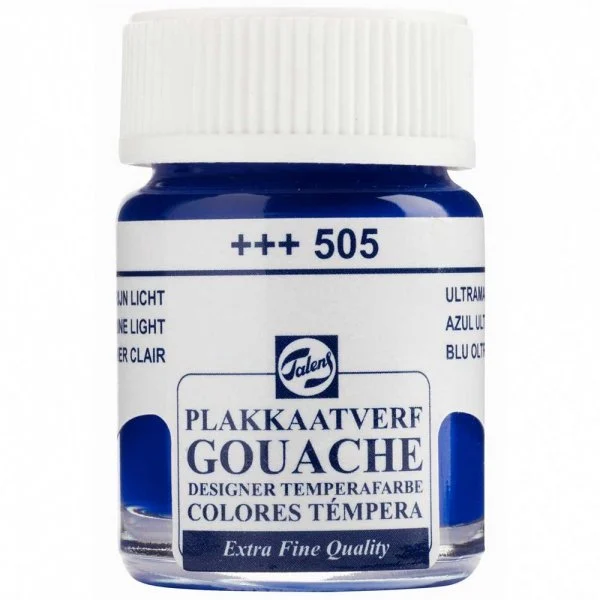 Talens Gouache Paint 16 ml 505 Ultramarine Light - 1