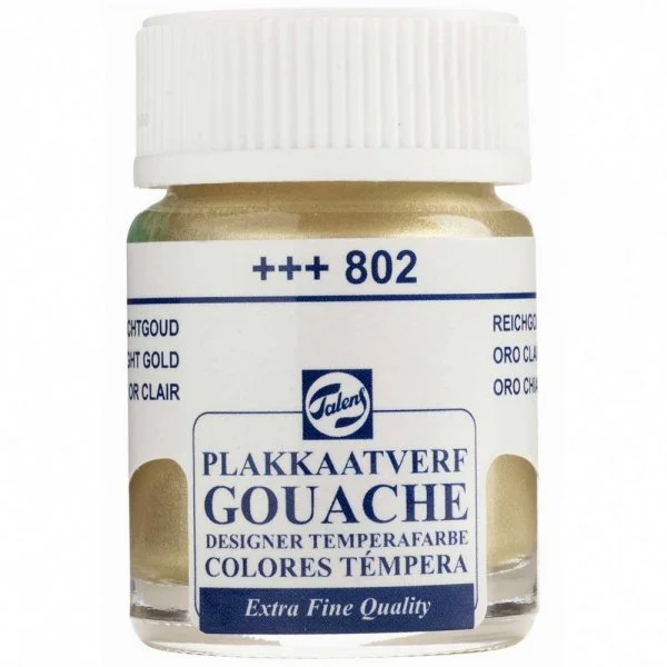 Talens Gouache Paint 16 ml 802 Light Gold - 1