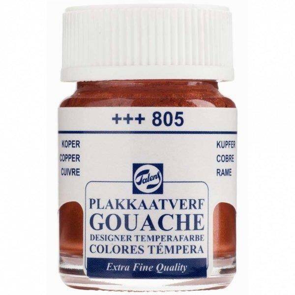 Talens Gouache Paint 16 ml 805 Copper (Metallic) - 1