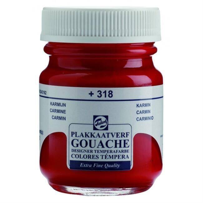 Talens Guaj Boya 50 ml 318 Carmine - 1