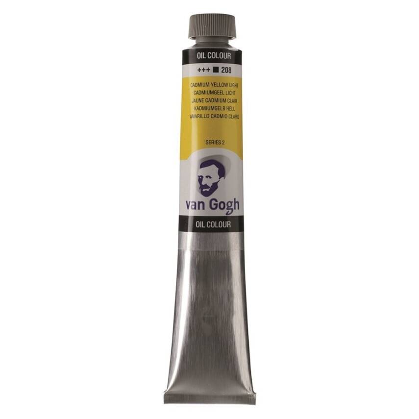 Talens Van Gogh Oil Paint 200 ml 208 Cadmium Yellow Light - 1
