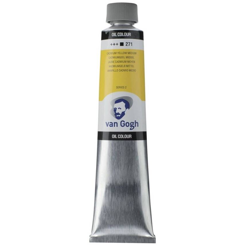 Talens Van Gogh Oil Paint 200 ml 271 Cadmium Yellow Medium - 1