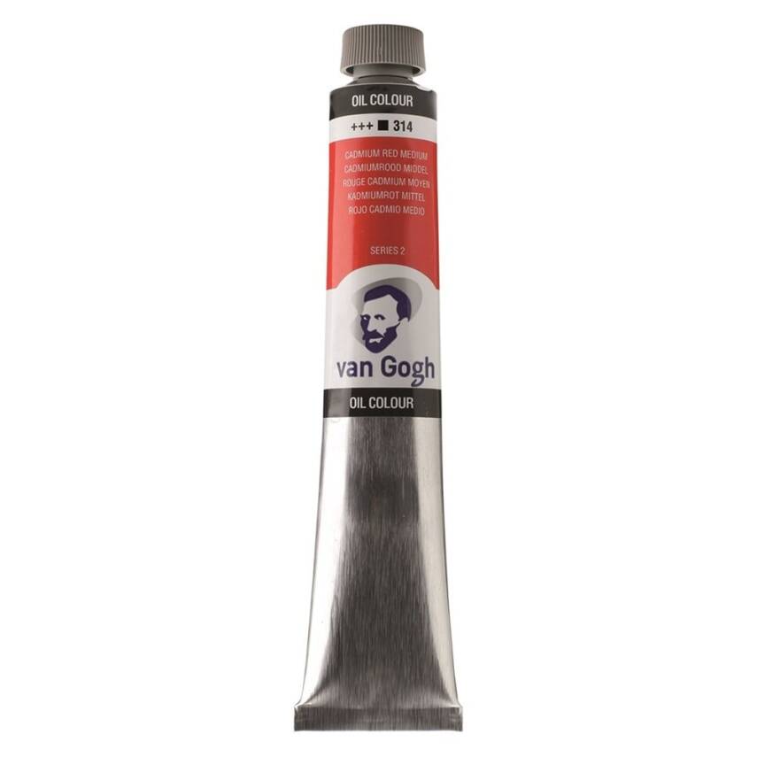 Talens Van Gogh Oil Paint 200 ml 303 Cadmium Red Light - 2