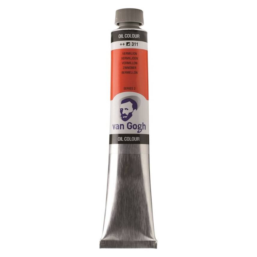 Talens Van Gogh Oil Paint 200 ml 311 Vermilion - 2