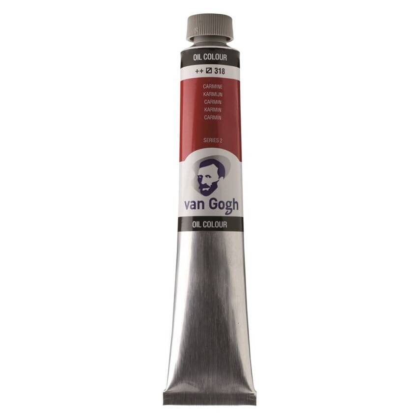 Talens Van Gogh Oil Paint 200 ml 318 Carmine - 1