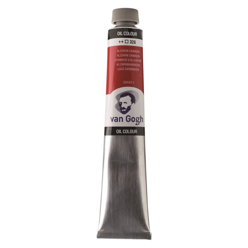 Talens Van Gogh Oil Paint 200 ml 326 Alizarin Crimson - 2