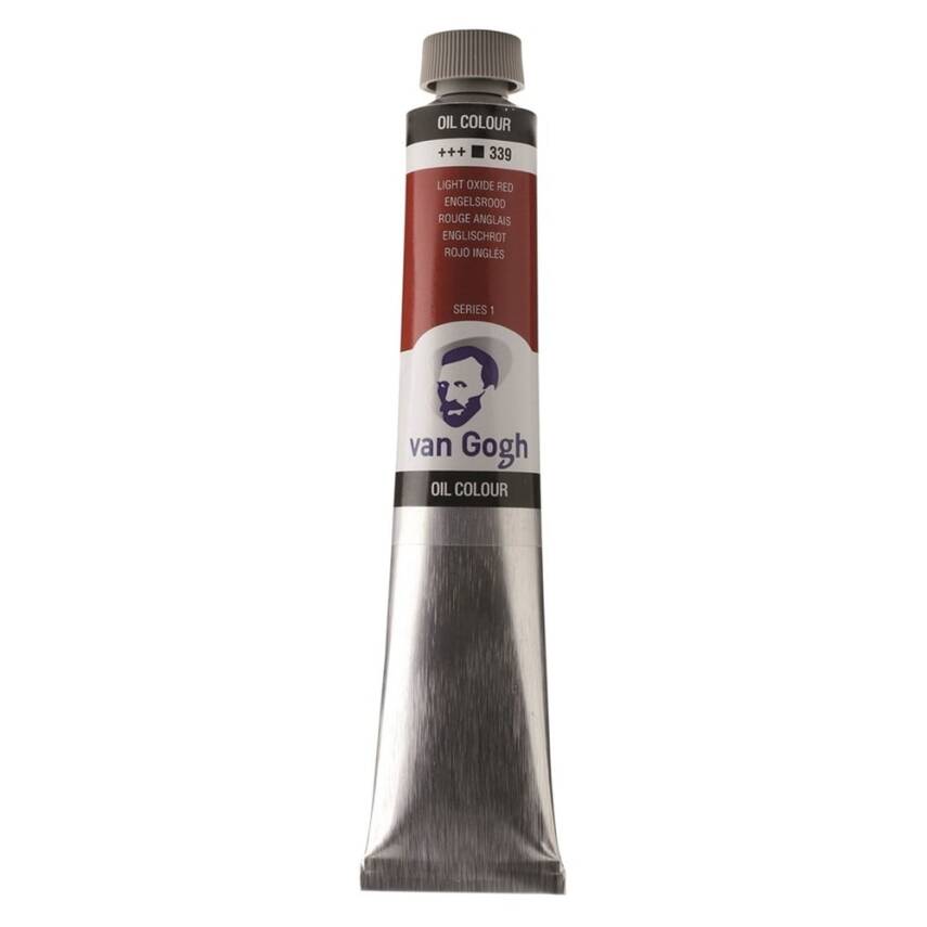 Talens Van Gogh Oil Paint 200 ml 339 Light Oxide Red - 2