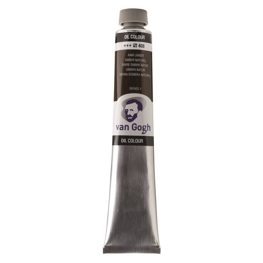 Talens Van Gogh Oil Paint 200 ml 408 Raw Umber - 2