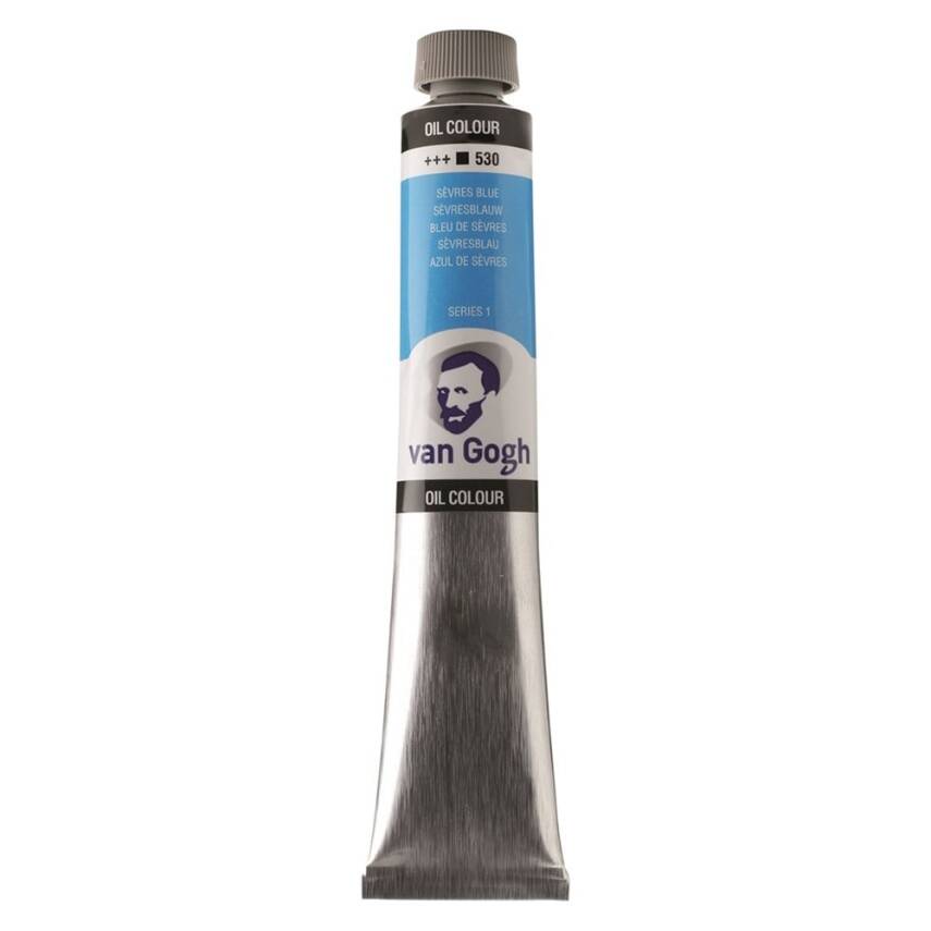 Talens Van Gogh Oil Paint 200 ml 530 Sevres Blue - 2