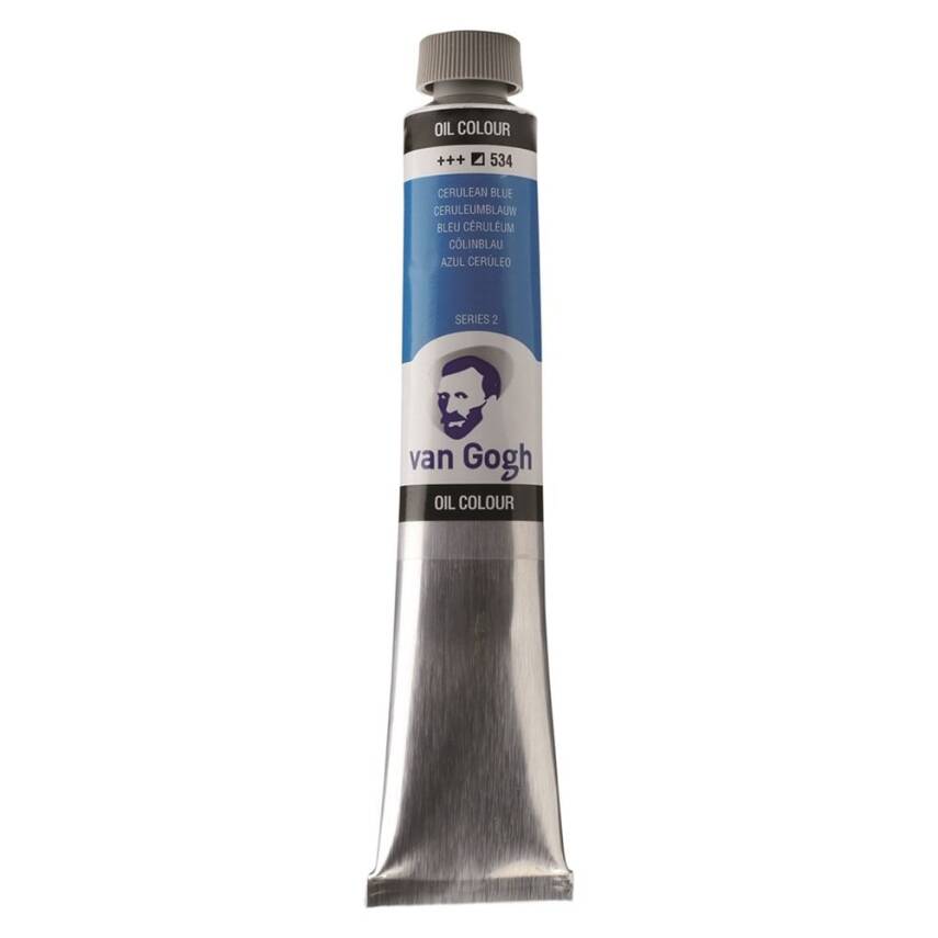 Talens Van Gogh Oil Paint 200 ml 534 Cerulean Blue - 2