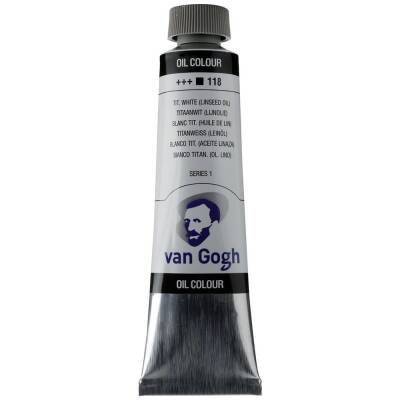 Talens Van Gogh Oil Paint 40 ml 118 S1 Titanium White (Linseed Oil)
