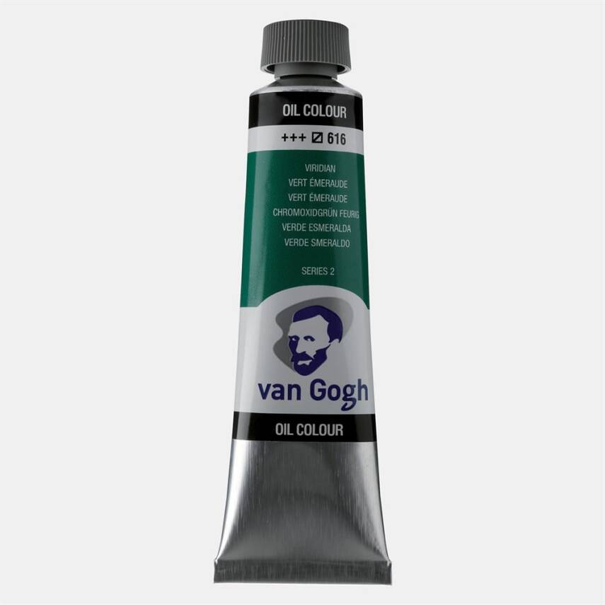 Talens Van Gogh Oil Paint 40 ml 616 Viridian - 2