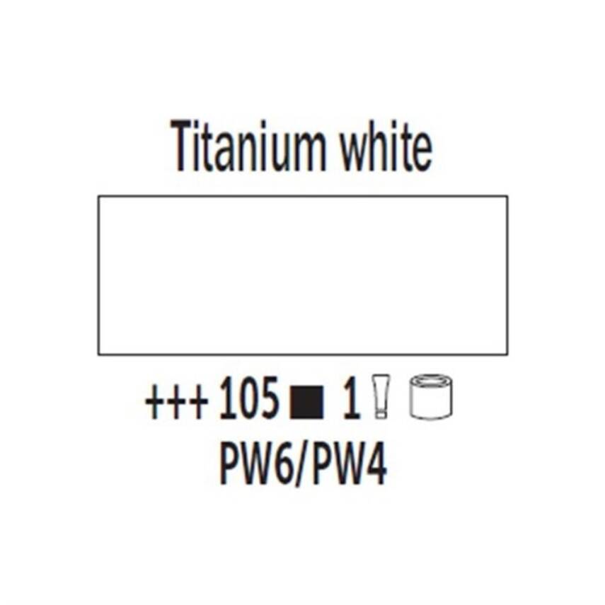 Talens Van Gogh Oil Paint S.1 Titanium White 40 ml - 1