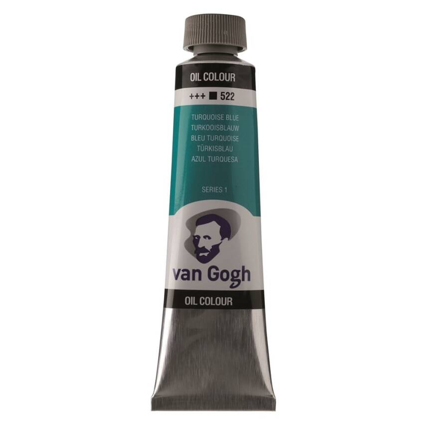 Talens Van Gogh Oil Paint S.1 Turquoise Blue 40 ml - 1