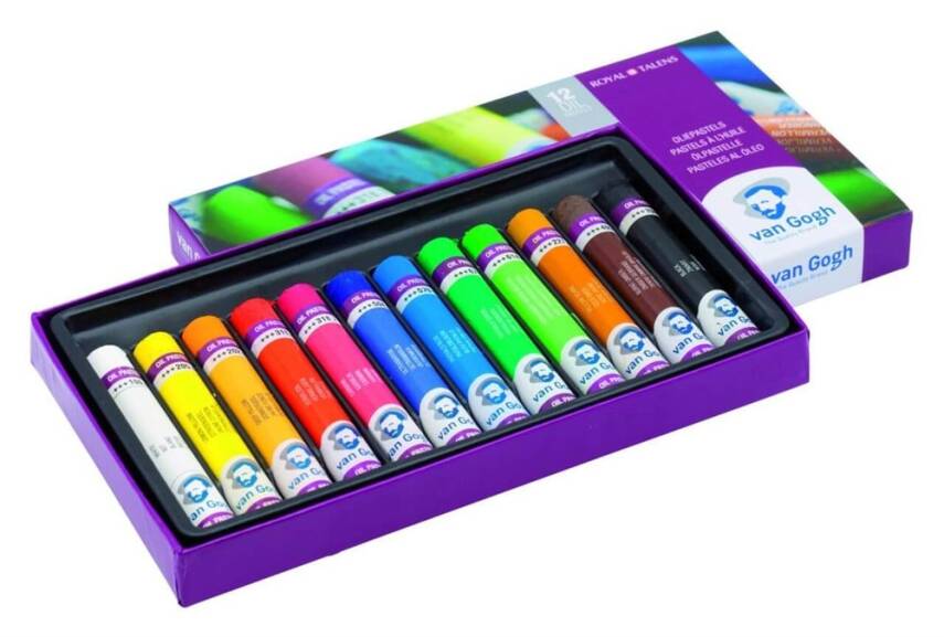 Talens Van Gogh Oil Pastel Set of 12 - 1