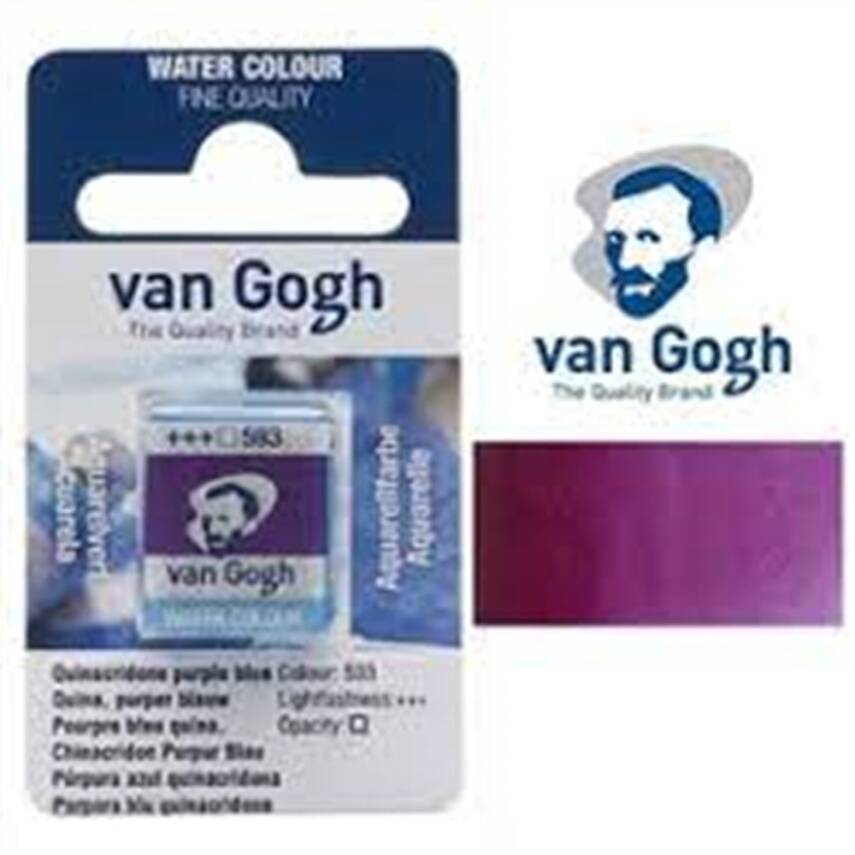 Talens Van Gogh Suluboya Tablet 371 Permanent Red Deep - 1