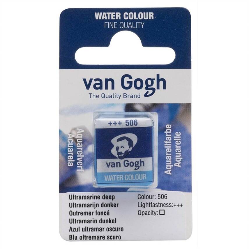 Talens Van Gogh Suluboya Tablet 506 Ultramarine Deep - 1