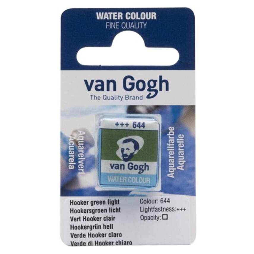 Talens Van Gogh Suluboya Tablet 644 Hooker Green Light - 2