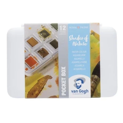 Talens Van Gogh Watercolor Shades of Nature 12 Color Set - 1